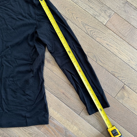 Black Icebreaker Men’s Black Long Sleeve Top - Picture 5 of 14